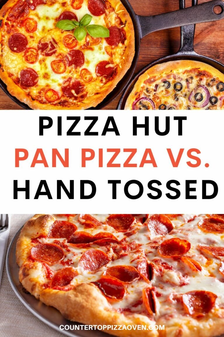 Pizza Hut Original Pan Pizza Vs. Hand Tossed Pizza