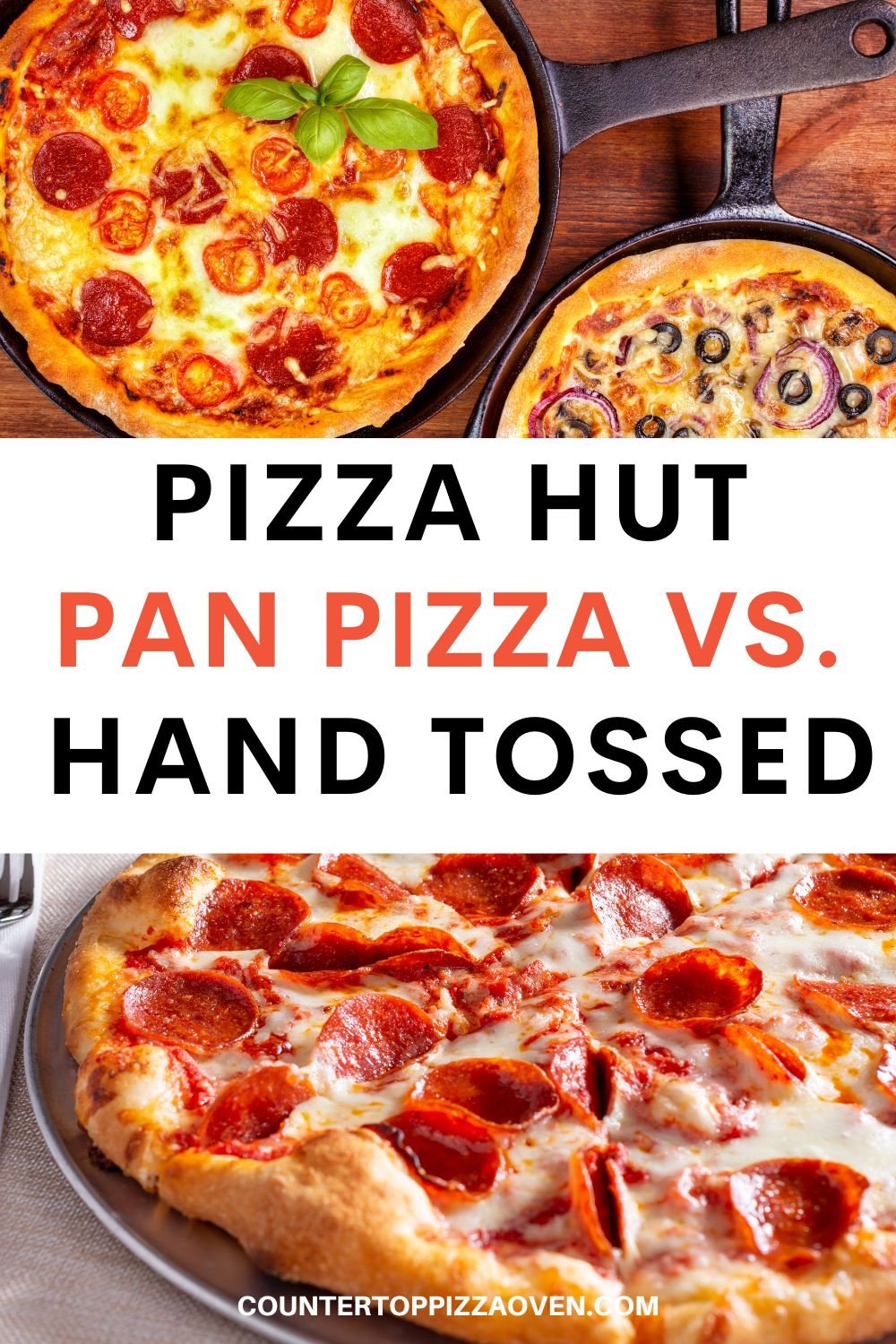 Pizza Hut Original Pan Pizza Vs. Hand Tossed Pizza