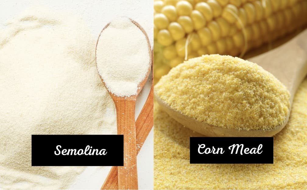 Semolina vs Corn Meal
