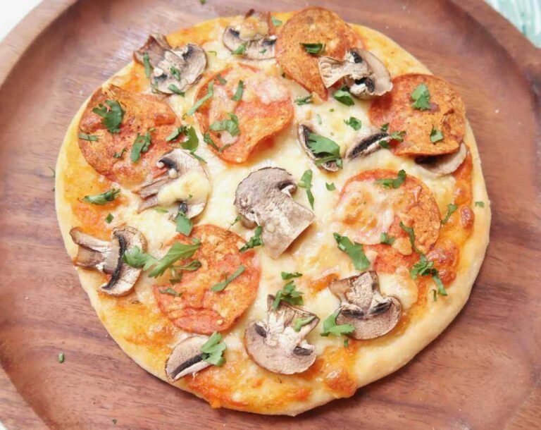 Pepperoni and Mushroom Pizza Recipe